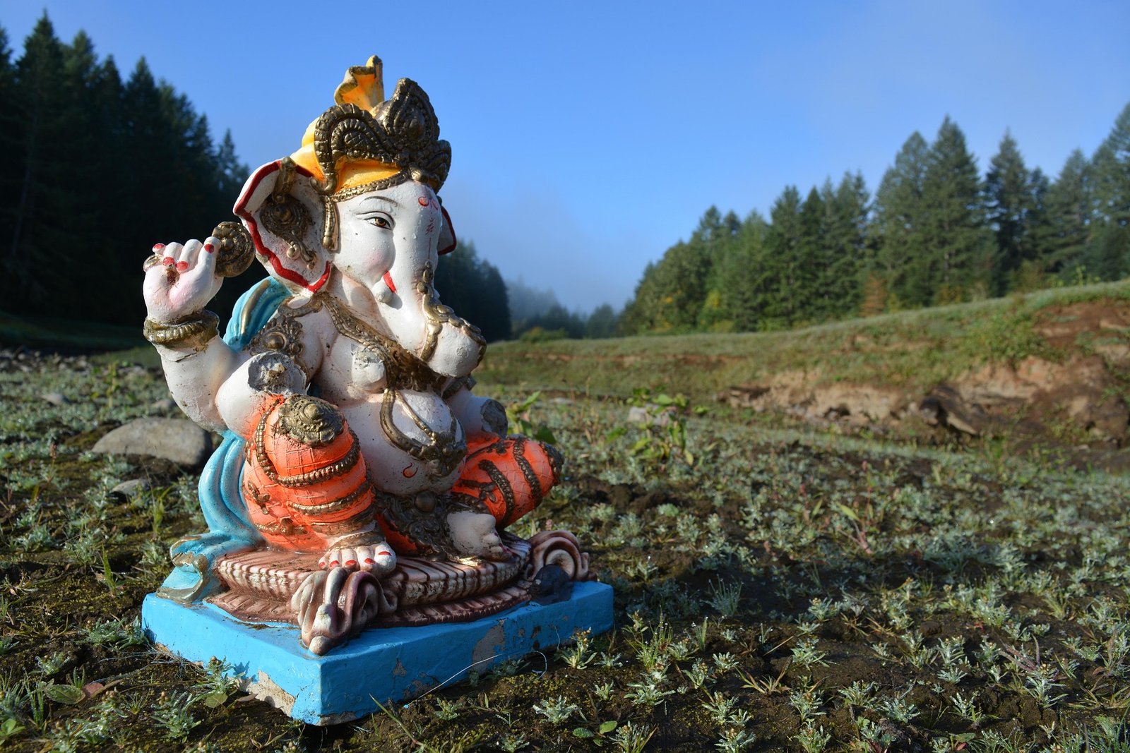 पूजा की थाली सामग्री के साथ